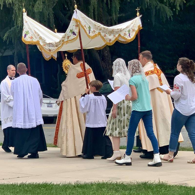 Corpus Christi Procession at St. Leo Church. 