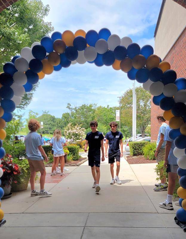 Bishop McGuinness High School freshman attend open house