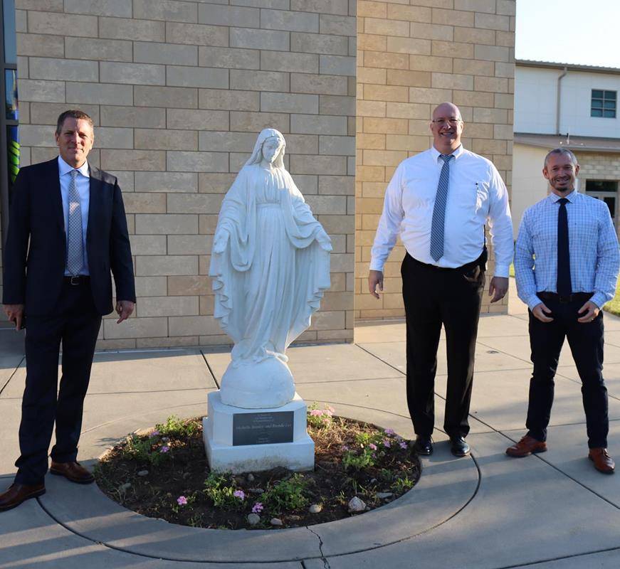 Back to school at Christ the King High School.