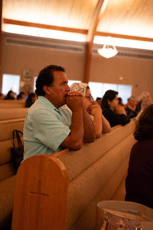 This year was one of the largest feast day Masses at Holy Cross.