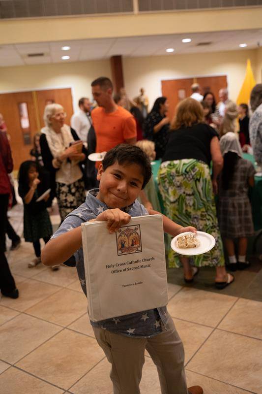 The children of the parish enjoyed themselves, too.