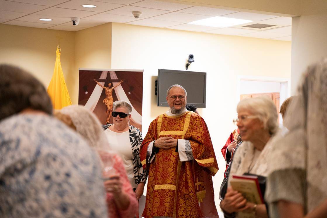 Deacon Mark Mejias joined in the celebrations as did Father Christopher Brock, parochial vicar.