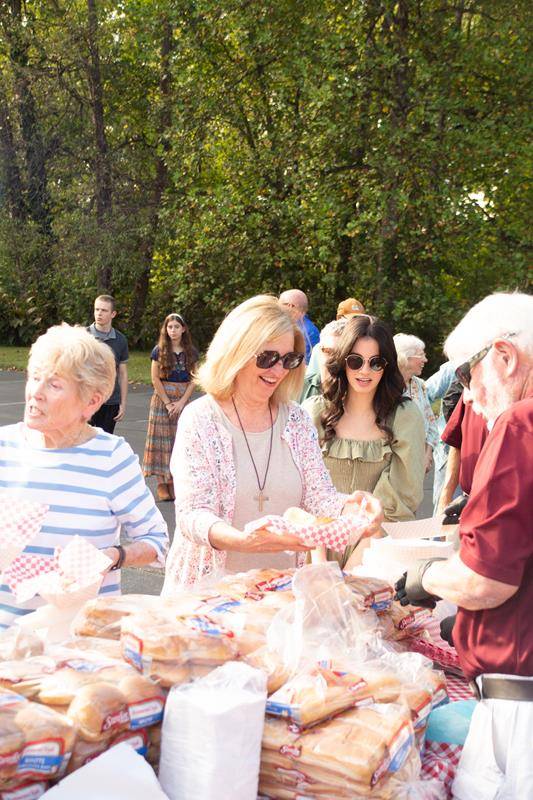 Parishioners celebrated the anniversary at the annual parish festival Sept. 16.