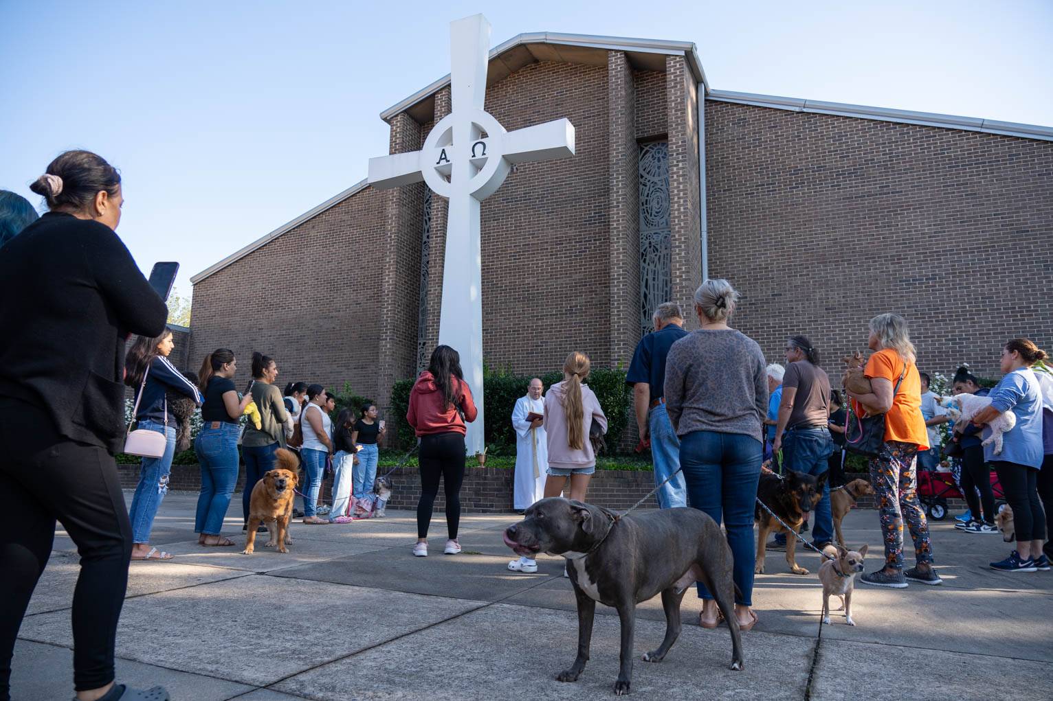 St. John Neumann Parish held a pet blessing on Saturday.