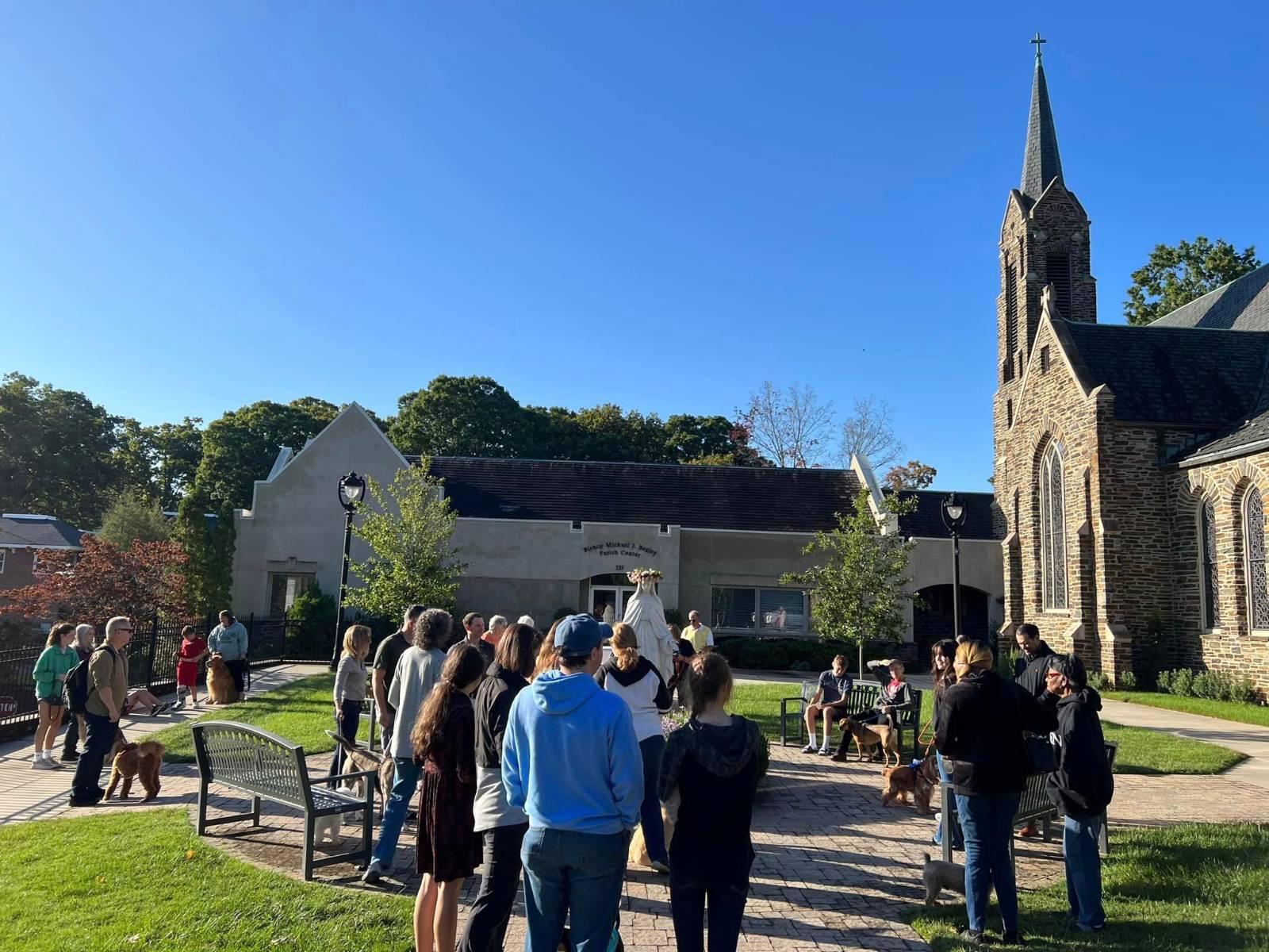 St Leo the Great Parish in Winston-Salem held a pet blessing.