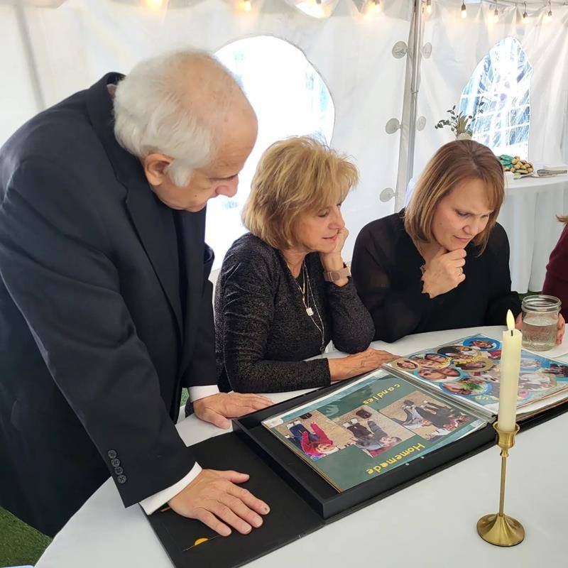 Msgr. Bellow at the 20th anniversary celebrations for St. Mark School a few weeks ago 