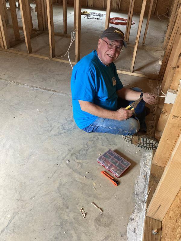 Habitat for Humanity church build in Shelby