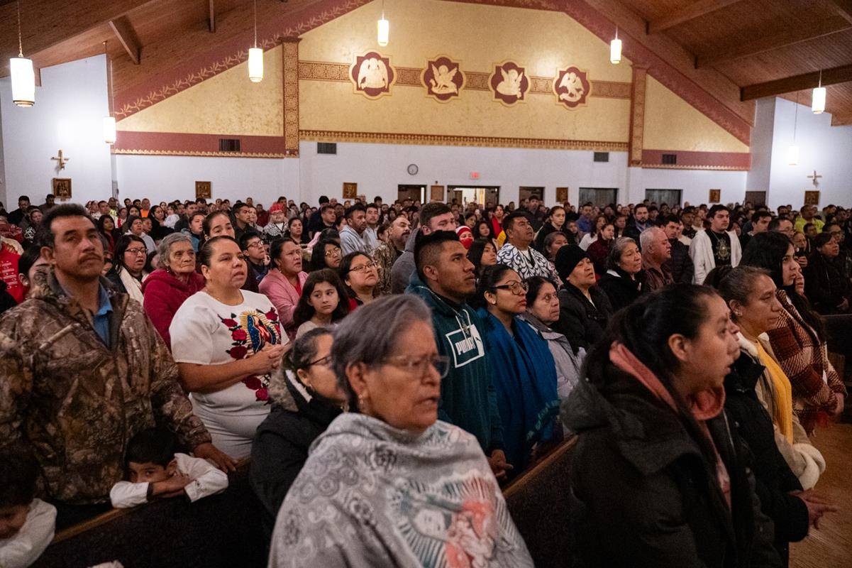Our Lady of Lourdes Church in Monroe celebrates the Feast of Our Lady of Guadalupe.