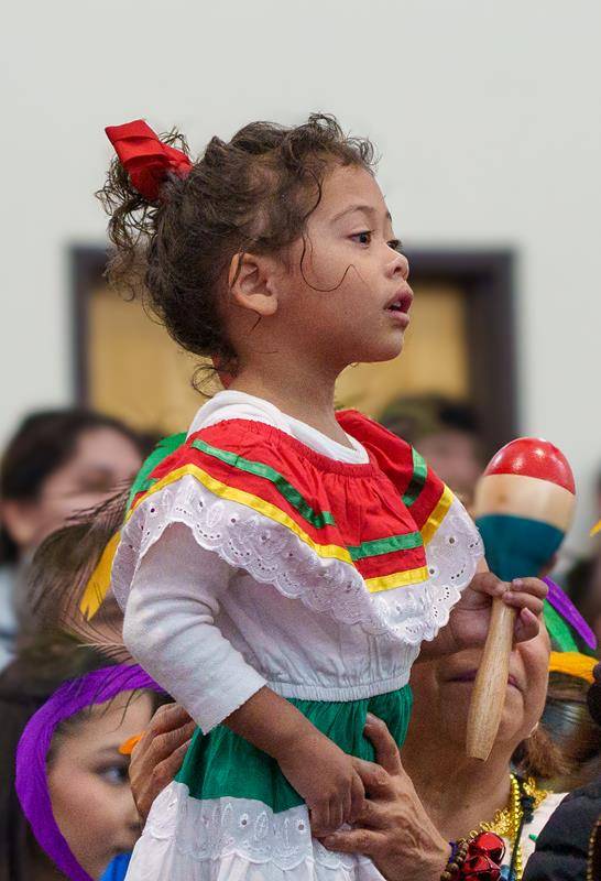 St. Mary Church in Greensboro held Mañanitas and mariachi music followed by Masses and a representation of the Guadalupe apparitions.