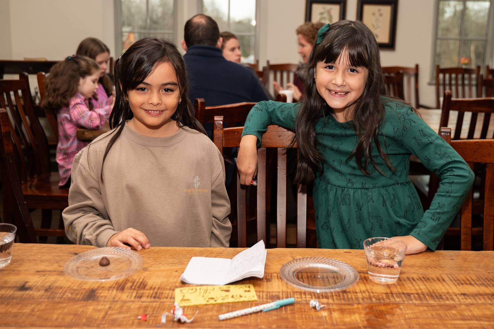 Visitors young and old toured the seminary.