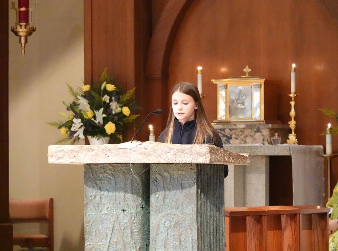 St. Mark Church opened the week with a school Mass. The music was by the school choir, and students from St. Mark Catholic School served as ushers, lectors and altar servers. 