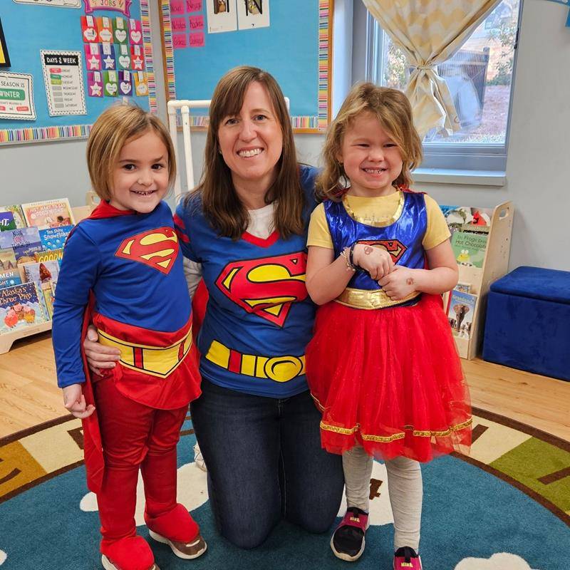 St. Leo preschoolers dressed up as their favorite superheroes on Tuesday.