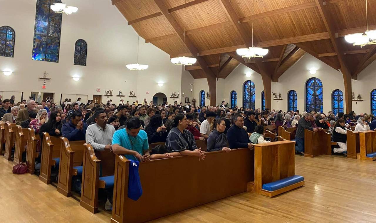 Holy Thursday at Immaculate Conception Church in Hendersonville.
