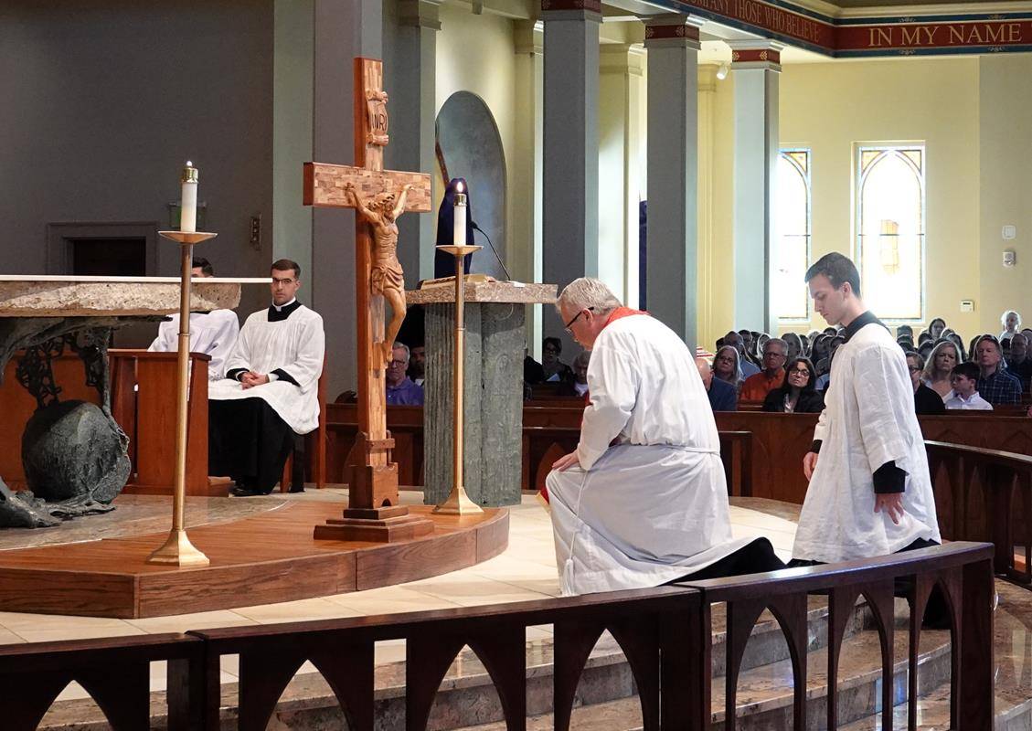 St. Mark Church in Huntersville on Good Friday.