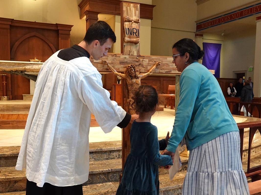 St. Mark Church in Huntersville on Good Friday.