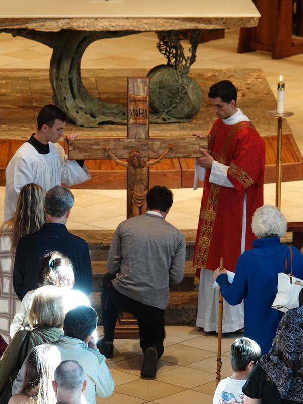 St. Mark Church in Huntersville on Good Friday.