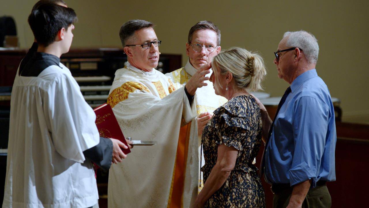 Easter Vigil at St. Gabriel Church in Charlotte.