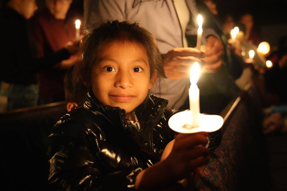 Easter Vigil at Our Lady of Lourdes in Monroe.