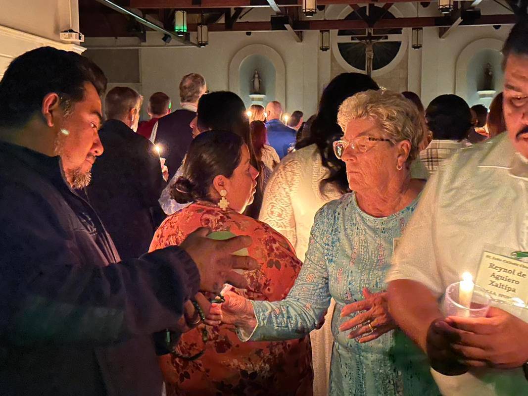 Easter Vigil at St. Luke Church in Mint Hill.