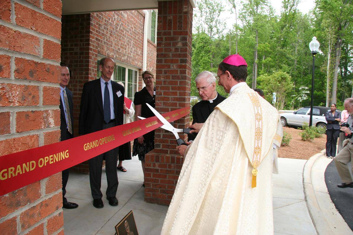 Dedication of Curlin Commons in 2010
