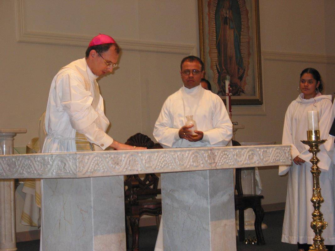 Dedication of Divine Redeemer Church in Boonville