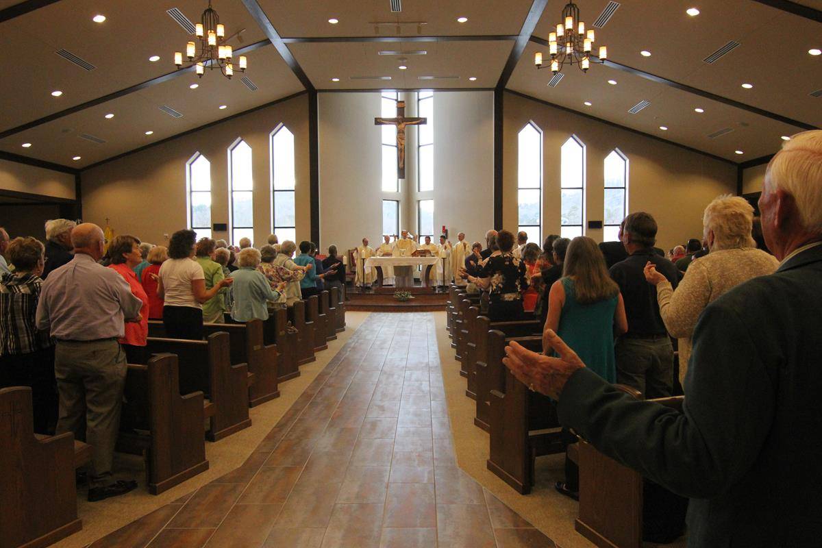 Dedication of Immaculate Heart of Mary Mission in Hayesville 2014