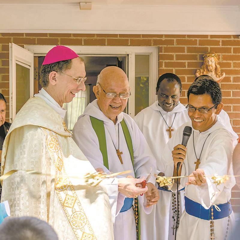 Dedication of the Missionaries of the Poor monastery in 2014