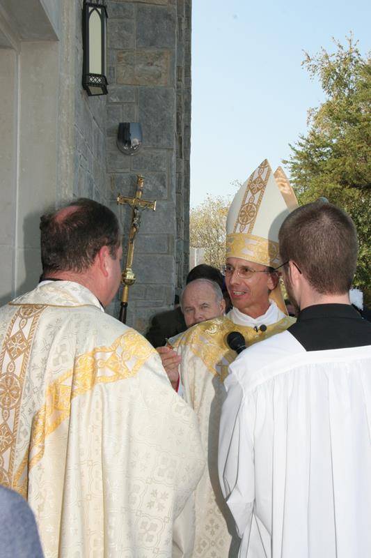 Immaculate Conception dedication in Forest City 2010