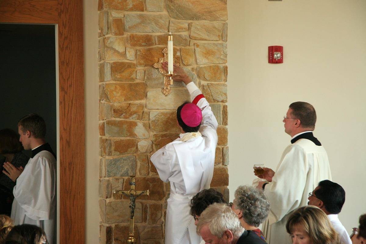 Immaculate Conception dedication in Forest City 2010