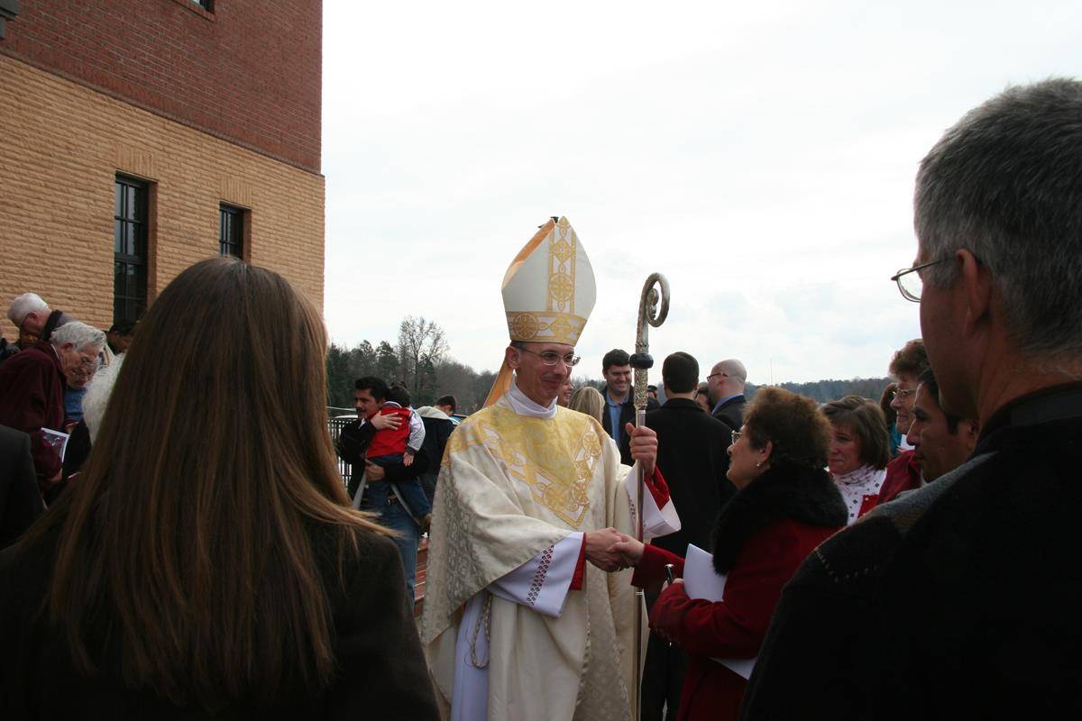 Sacred Heart Church dedication in Salisbury in 2009 