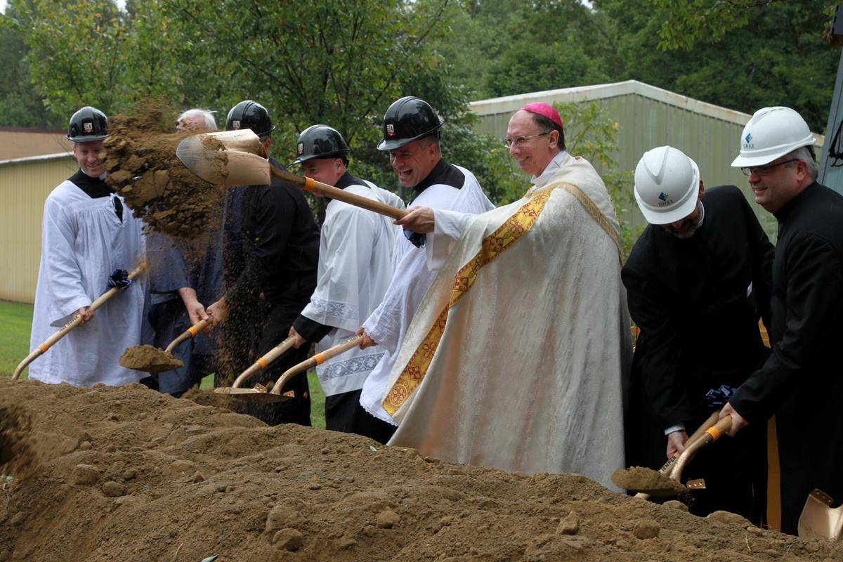St Joseph College Seminary groundbreaking in 2018