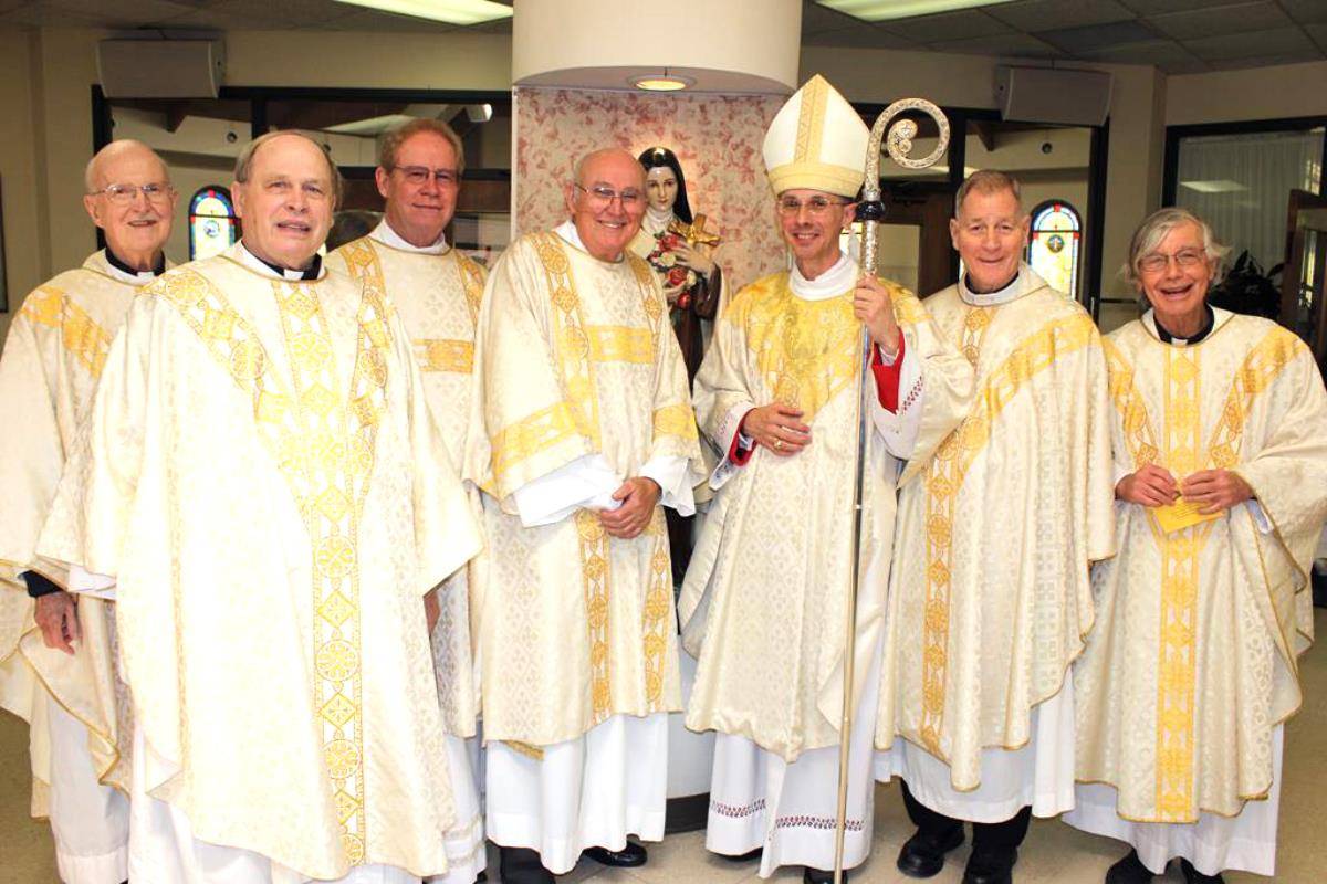 St Therese dedication in Mooresville in 2015