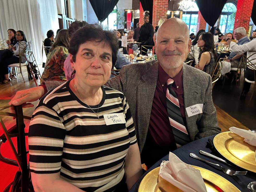 Our Lady of Mercy parishioners Laurie and Ron Ricci joined the celebration and remarked on Sister Geri’s warm welcome when they joined the parish and when Ron, the parish’s music director, would help with programs at the school.