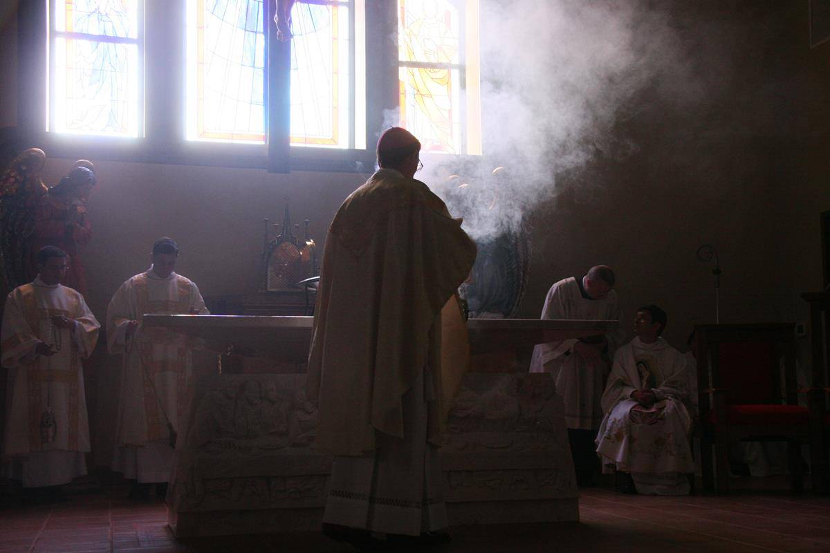 Our Lady Americas Church in Biscoe dedication in 2006 