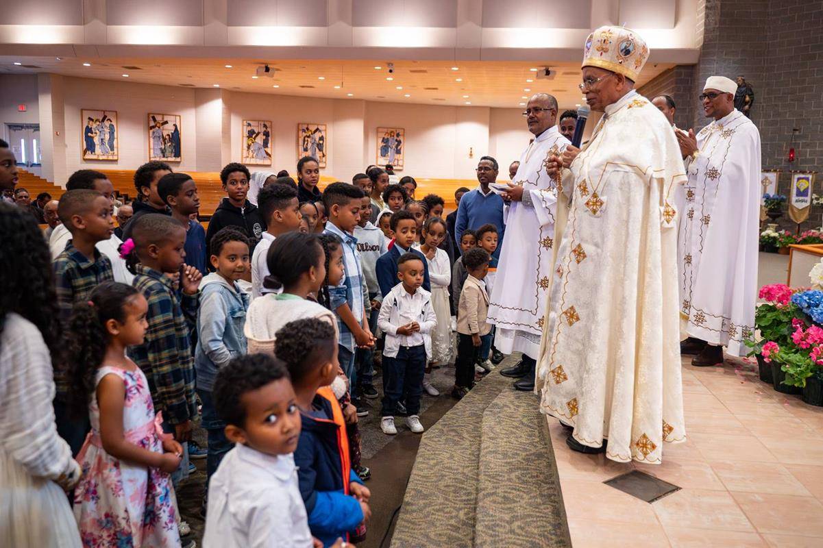 The Eritrean Catholic Community welcomed the archbishop of Asmara, Eritrea, during his first pastoral visit to the Charlotte region in 2024.