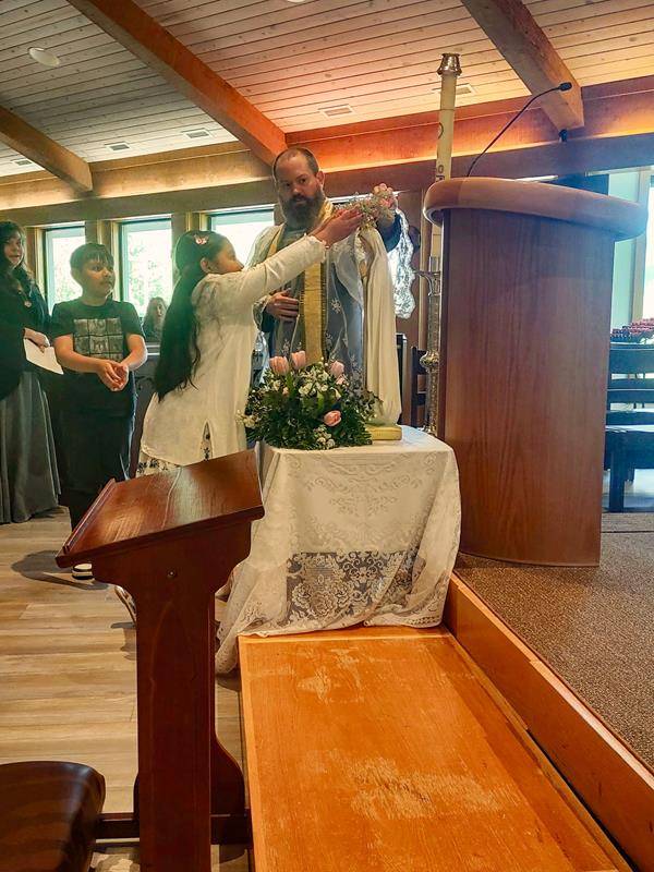 May Crowning at St. Elizabeth Church in Boone. 