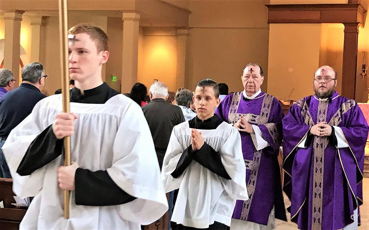 Ash Wednesday at St. Mark Church