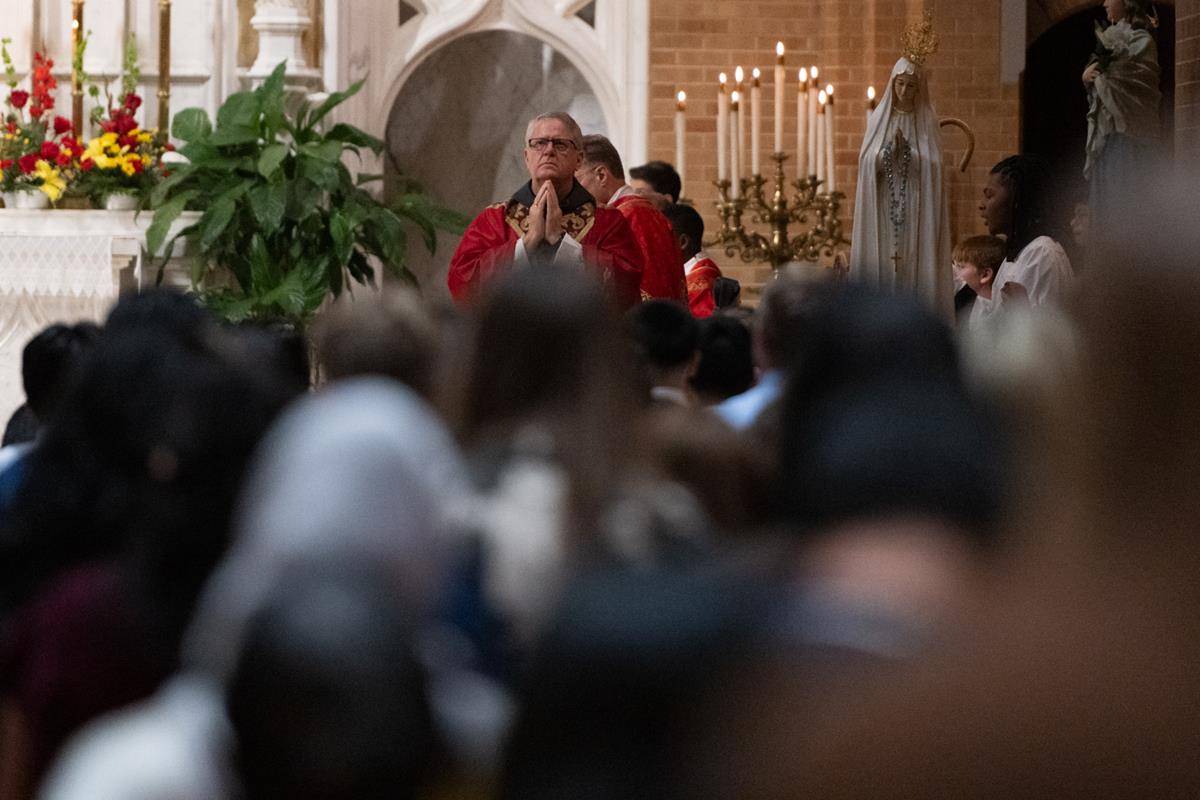 Bishop Martin offered his first confirmation Mass as Bishop of Charlotte.