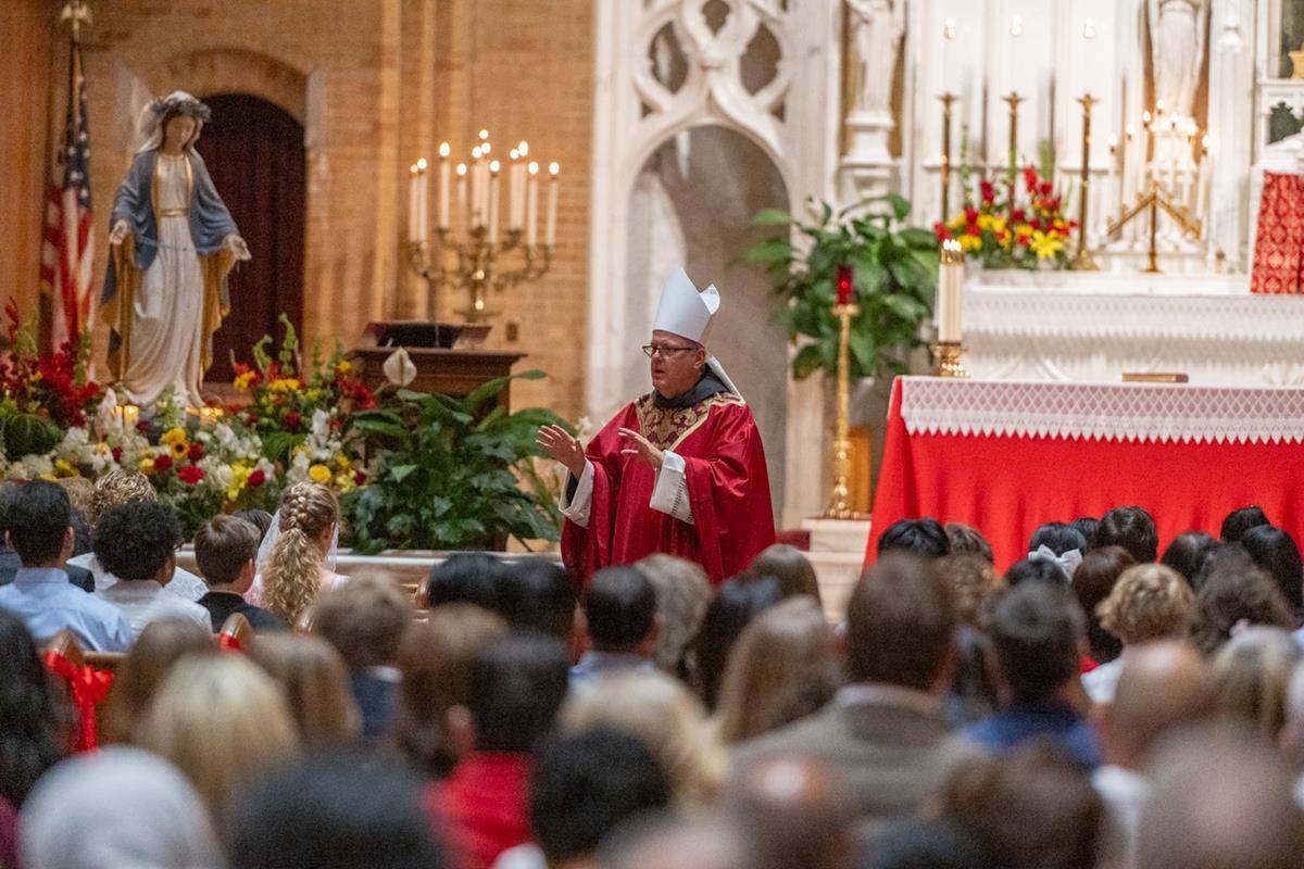 The bishop also called upon all the confirmed adults in the congregation to not forget to use the gifts God has given them.
