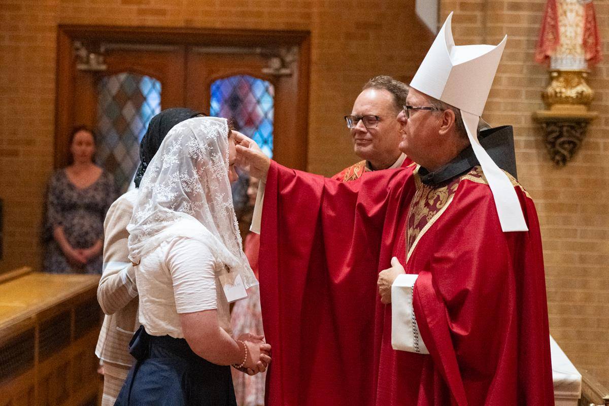 Bishop Martin confirmed 34 candidates.