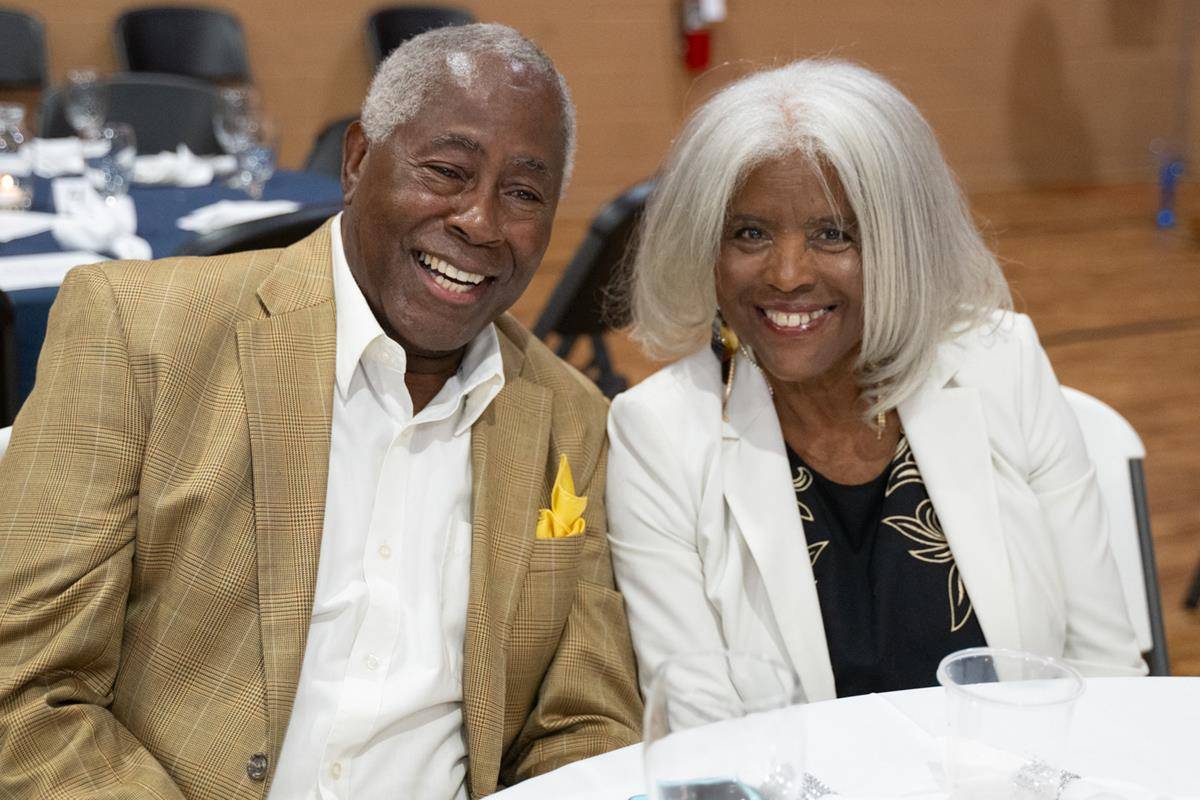 Guest were all smiles at the Knights of Peter Claver annual award banquet.
