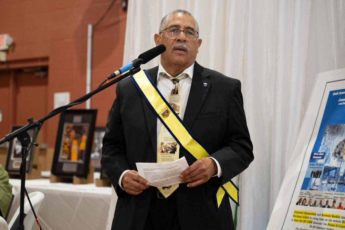 A member of The Knights of Peter Claver talked about the important information on men’s health the parish men learned from the recipient of the Medical Ethics and Professionalism, Dr. Jerome Butler, Jr.