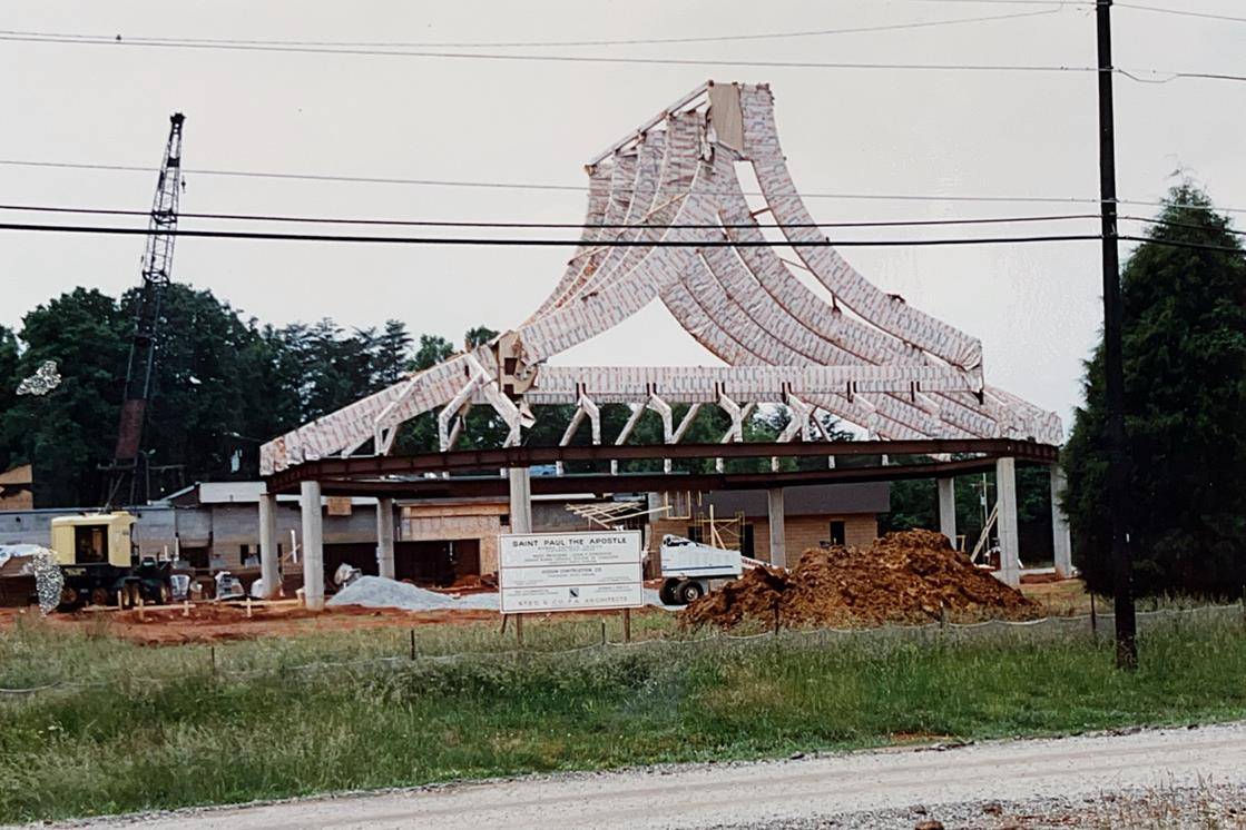 St. Paul the Apostle Church under construction