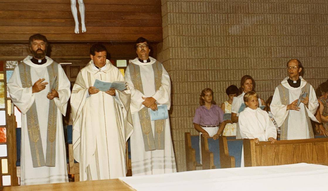 Paulist Fathers pastored the church in the early days.