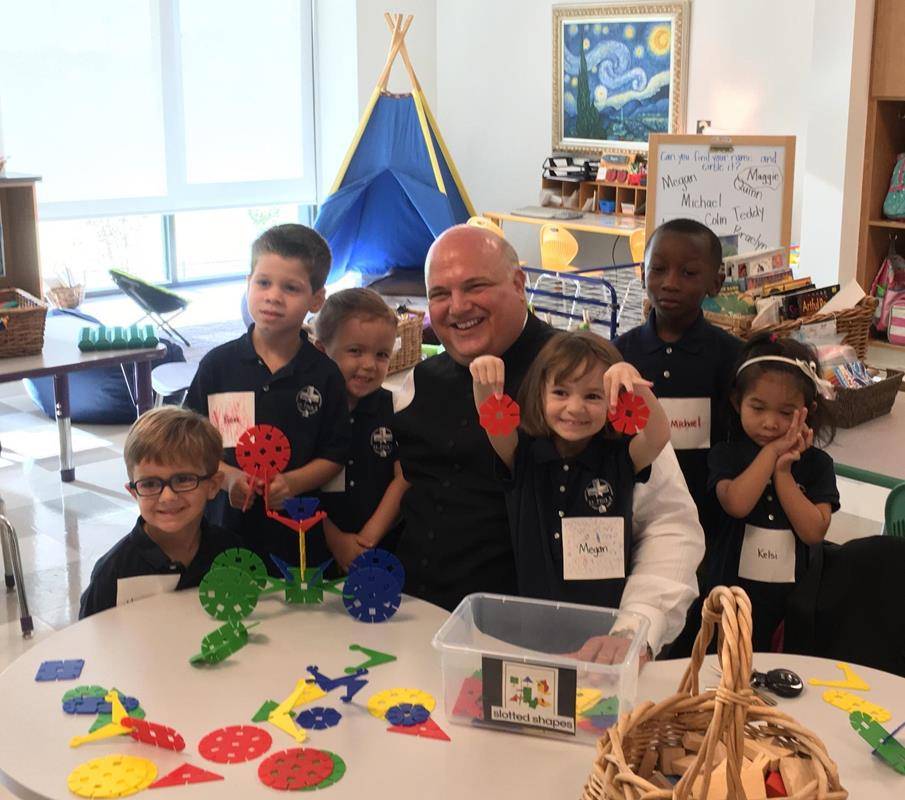 First day of school at the new Dejoy Primary Education Building in 2017