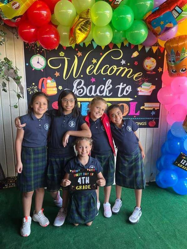 Immaculate Heart of Mary school in High Point welcomes back students.