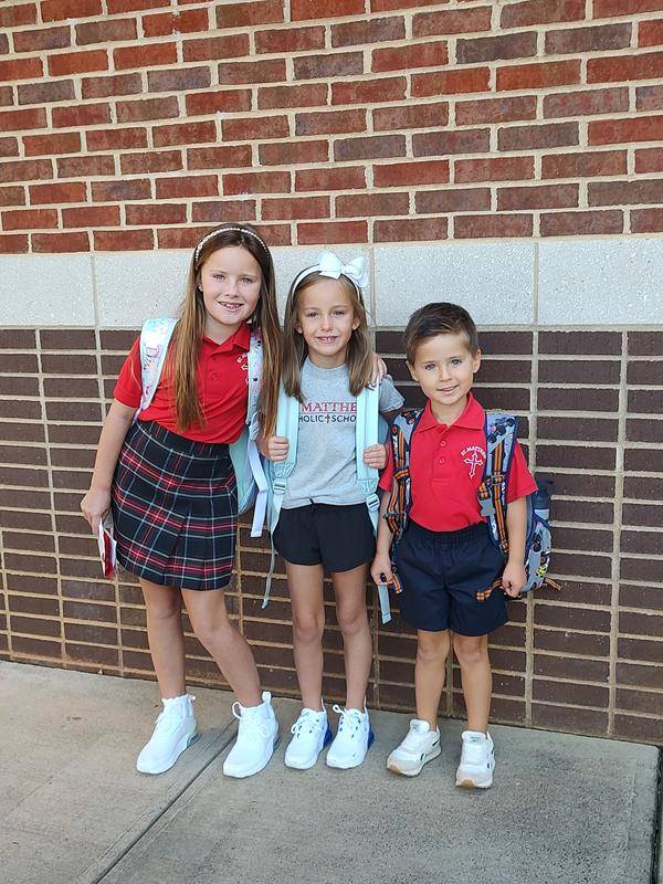 St. Matthew Wildcats are full of joy for the new school year. 