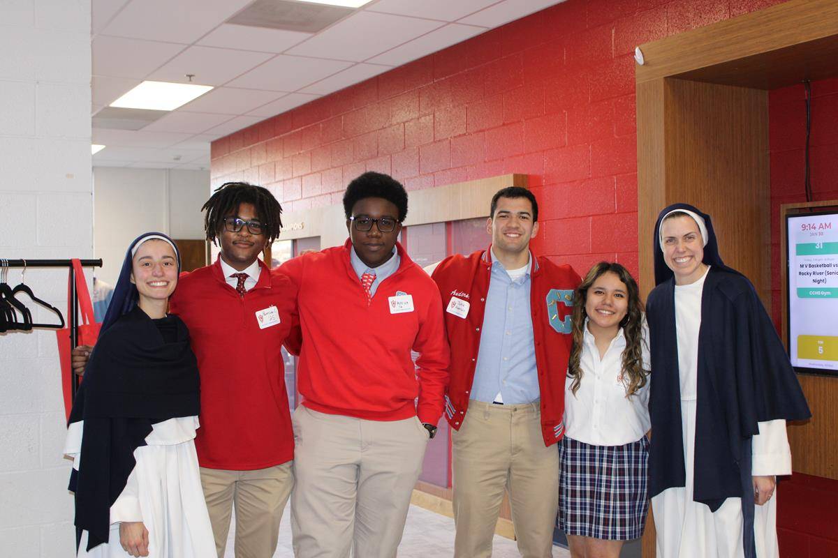 Charotte Catholic celebrated a Mass for vocations during Catholic Schools Week. 