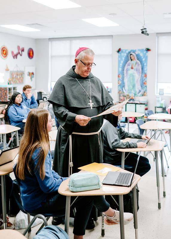 He encouraged the students to never be afraid to keep learning and ask questions when they don’t know something.