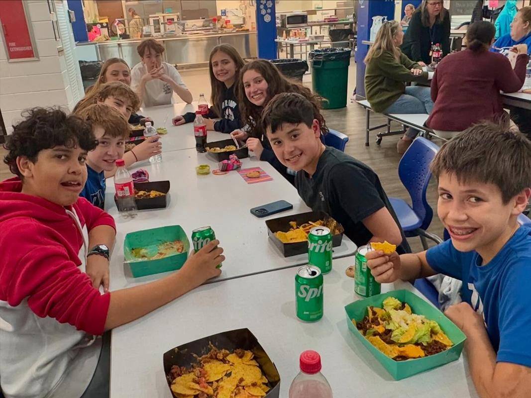 At Our Lady of Grace School in Greensboro, students put on a “Nacho Average” PFA Meeting to discuss a little school business and have a whole lot of fun. 